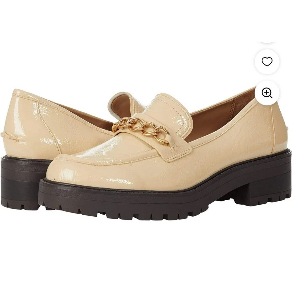 Sam Edelman Taylor Loafers Wheat Patent Size 5 Lug‎ Sole